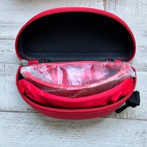 FULL SEND BY NELKBOYS RED PIT VIPER SUNGLASSES + CASE + EXTRA SHADES COLOR NEW